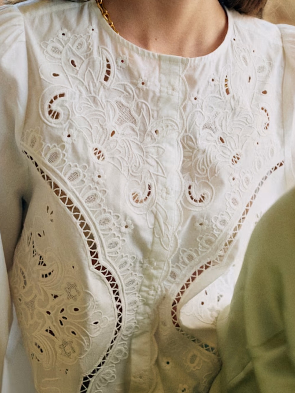 Sezane ALYCIA SHIRT 44/12 - Picture 2 of 5